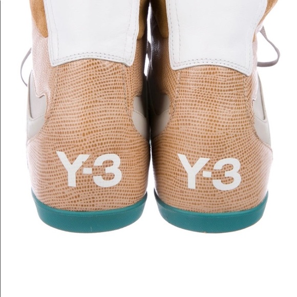 ❌sold eBay❌Y3 x adidas leather high top sneaker - Picture 3 of 6